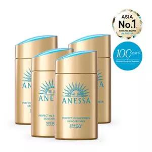 [아넷사][공식수입정품]아넷사 퍼펙트 UV 선스크린 스킨케어 밀크NA 60ml 4개