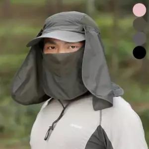 남성 여성 여름 햇빛차단 작업 모자 등산 썬캡 마스크
