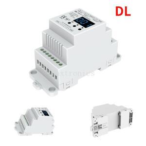 DMX-4CH 0-10V 디코더 DL(디지털 디스플레이 포함) 4 채널 RDM DMX512 RGB/RGBW 라이트 스트립 DC12-24용