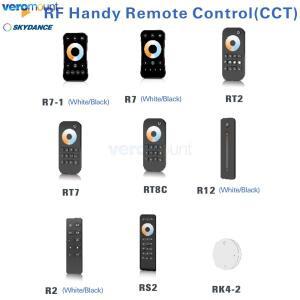 14 8 영역 2.4G 무선 RF 색온도 핸드 원격 R7 R7-1 RT2 RTC R12 RK4-2 Skydance CCT 컨트롤러 사용