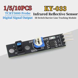 1/5/10Pcs KY-033 IR GPS 센서는 TCRT5000 반사 광학 스위치 모듈 적외선을 사용
