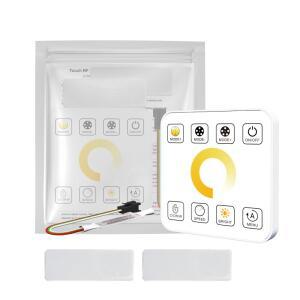 DC5-24V 86 터치 패널 미니 CCT 컨트롤러 WS2811 색온도 러닝 워터 플로잉 호스 레이스 LED 스트립 디머