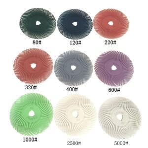 3인치 방사형 강모 디스크 키트 연마 브러시 Dremel 로타리 도구 액세서리 용 75mm 세부 휠