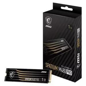 MSI SSD 초고속 저장장치 스파티움 M480 프로 M.2 NVMe 1TB MNS