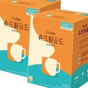 동서 맥심 슈프림골드 커피믹스 340T(170T 2박스)