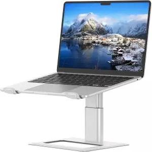 10~17.3인치 노트북 PC 컴퓨터 알루미늄 실버와 호환되는 책상 스탠드 인체공학적 라이저 홀더용 사운드