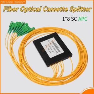 하이 퀄리티 광섬유 PLC 스플리터 박스 SC APC 1X8 1M