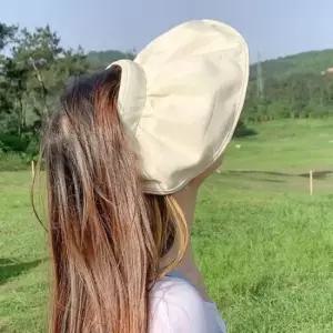 산책버킷햇 데일리 캠핑 귀여운디자인 여름착용 휴양지모자 베이지