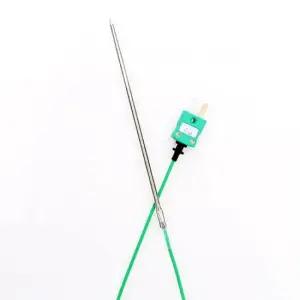튀김온도계 K 타입 오븐 탐침형 센서 프로브 PTFE 케이블 130mm