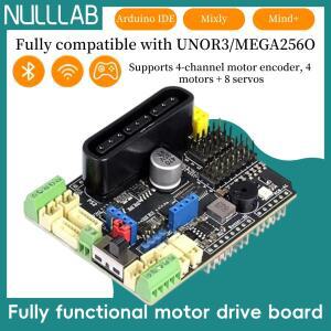 Arduino UNO Mega2560 R3 확장 보드용 드라이버 6~35V(4채널 모터 포함) 서보 포트 PS2 조이스틱리모컨