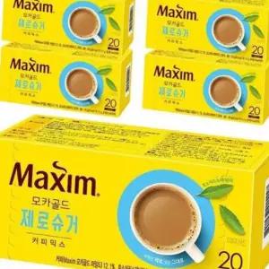 동서 맥심 모카골드 제로슈거 커피믹스 100T (20입x5개)