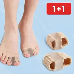 무지외반 발가락밴드 풋쿠션 교정기 실리콘 엄지 링 아픔 패드 스트레칭  1+1