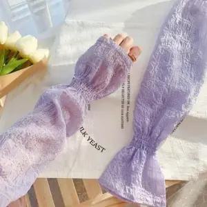 레이스팔토시 여성 여름 레이스 팔토시 데일리 운전 햇빛차단 1P