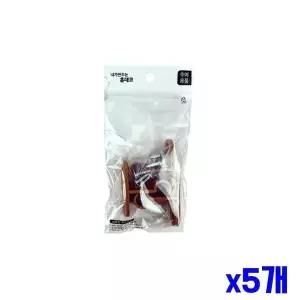 [콩심팥심]심플 커튼 브라켓 1.9x5.5x4.4x13mm x5개 커텐브라켓