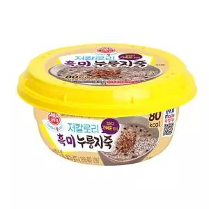 [오뚜기]LIGHT&JOY 저칼로리 흑미 누룽지죽 215g 12개[35620238]