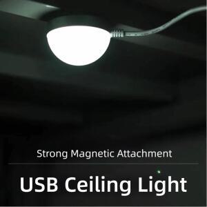 새로운 3W 5W 미니 야간 조명 1.5m USB 케이블 스위치 포함 책 독서등 휴대용 LED 블루 마그넷 램프 침실