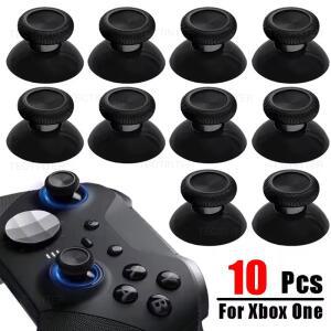 [호환품]PS5/PS4/PS3/PS2 컨트롤러 액세서리용 교체용 썸스틱 아날로그 10개 조이스틱 캡 수리 부품 XBOX O