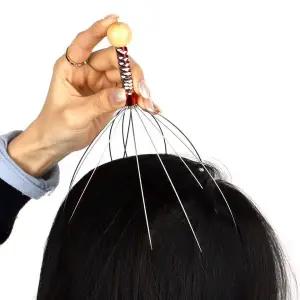 [콩심팥심]문어발 핸디 두피 머리 지압기 마사지기 18B 안마기