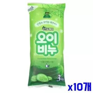산뜻한 산도깨비 오이비누 3P x10개