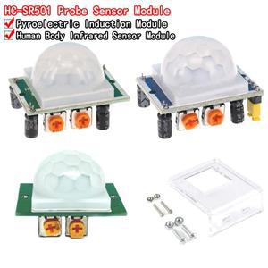 HC-SR501 라즈베리 파이 키트 + 케이스용 arduino용 IR 초전기 적외선 모션 센서 감지기 모듈 조정