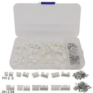 230 피스 PH 2.0 XH 2.54 2P 3P 4P 5 핀 터미널 Male Female 하우징 JST 와이어 커넥터 어댑터 PH2.0mm XH2