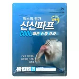 [하프클럽/알티피아]신신파프 쿨 5매입 빠른 강력 밀착 패드 패치 찜질팩 1개