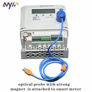 kWh 미터 적외선 판독 헤드 IEC1107 프로브 CP2102 USB-광학 인터페이스 IR 자기 어댑터 STS 에너지 IEC620