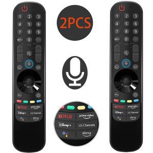 [호환품]MR21GA 2개 팩 L&G -2024용 음성 매직 리모컨 교체 포인터 기능 스마트 호환 TV
