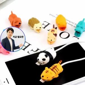 쌍문상회 지금 필요한 케이블 바이트 단선방 충전기 동물 보호캡