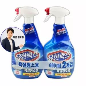 쌍문상회 지금 필요한 유한락스 욕실청소용 600ml 2P - O