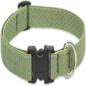 중형 및 대형견을 위한 루핀펫 에코 3/4인치 모스 13-22인치 조절 가능 칼라