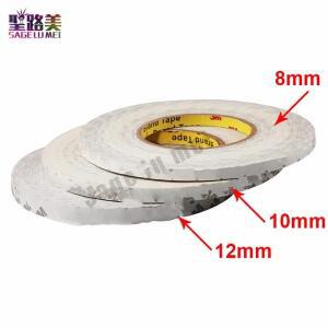 강력한 양면 접착 테이프 RGB RGBCCT LED 스트립 3528 5050 Ws2811 WS2812B 용 50M롤 8mm 10mm 12mm