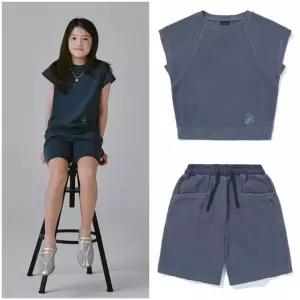 [갤러리아] [블루테일]상하세트    AAC2TS05BU/AAC2PT02BU 블루테셔츠
