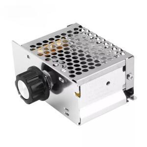 4000W 220V AC SCR 전압 조정기 조광기 전기 모터 속도 컨트롤러 전자 볼트 온도 조절기