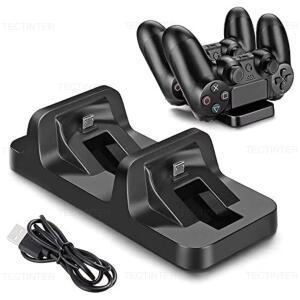 PS4 컨트롤러 용 USB 듀얼 충전 도크 소니호환 호환호환 PlayStation 4 무선 게임 패드 제어 스탠드 홀더