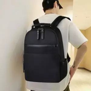 모던 블랙 학생 백팩 다용도 포켓 남성 데일리백 남성백팩 학생백팩 블랙백팩 대용량백팩