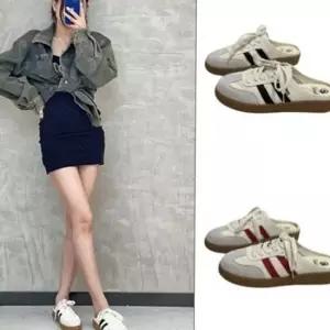 뮬 스니커즈 가벼운 여성 여름 캐주얼 데일리 운동화 여성뮬스니커즈 여성뮬운동화