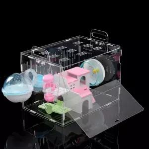 햄스터집 DIY 아크릴 햄스터 케이지 풀세트 햄스터키우기 그네 햄스터은신처