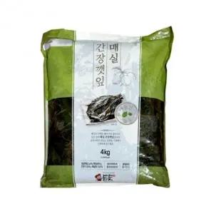 반찬단지 매실간장깻잎 4kg 냉장