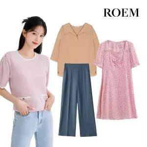 [로엠/미쏘外]27%+5% 한정수량 여름특가! 티셔츠/슬랙스/원피스/여름니트/반바지/블라우스 외 ~89%OFF