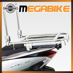 마벨튠슬라이드케리어 혼다 PCX125 등받이있음 화물리어케리어 퀵용 짐받이 배달대행통 장착용 짐대 대용량