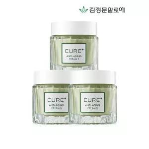 [하프클럽/김정문알로에]큐어 안티에이징 크림S 50g 3개