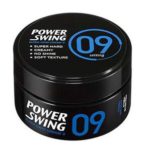 미장센 파워스윙 하드크림9 80g 무광크림 미쟝센 헤어왁스 헤어젤 모발고정제 Power Swing Super hard No Shine Matte 헤어스타일링 남자의 각과 향기