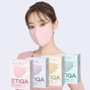 에티카 에어라이트 스퀘어 새부리형 미세먼지 황사 차단 방역 패션 칼라마스크 10매입 10개(총 100매)