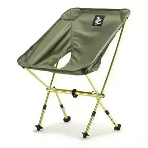 헤이릴렉스캄다운 초경량 V4 캠핑의자 1kg (내하중140kg) 백패킹 체어 올리브 HRXDLCV4-OLV