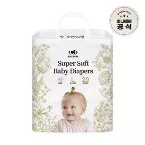 비니베베 슈퍼소프트 테이프형 L 20매 6팩