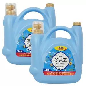 샤프란 꽃담초 섬유유연제 연꽃 유칼립투스향 5.7L 2개 무료배송