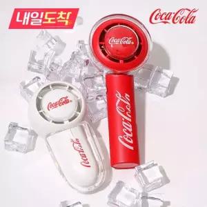 코카콜라 [내일도착] 1+1 한정판) Coca-Cola 무선 손 선풍기 휴대용 핸디 COCO-FA119