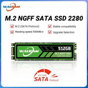 WALRAM M.2 NGFF SATA SSD TB 28GB 256GB 5 2GB 2280 내장 M2 솔리드 스테이트 드라이브 PC 데스크탑 노트