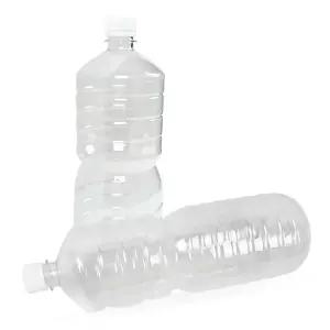 생수 페트병 투명 원형pet 물병 잡곡보관용기 (1.8L)